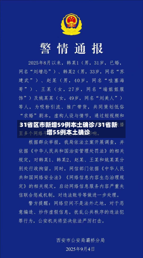 31省区市新增59例本土确诊/31省新增55例本土确诊-第2张图片