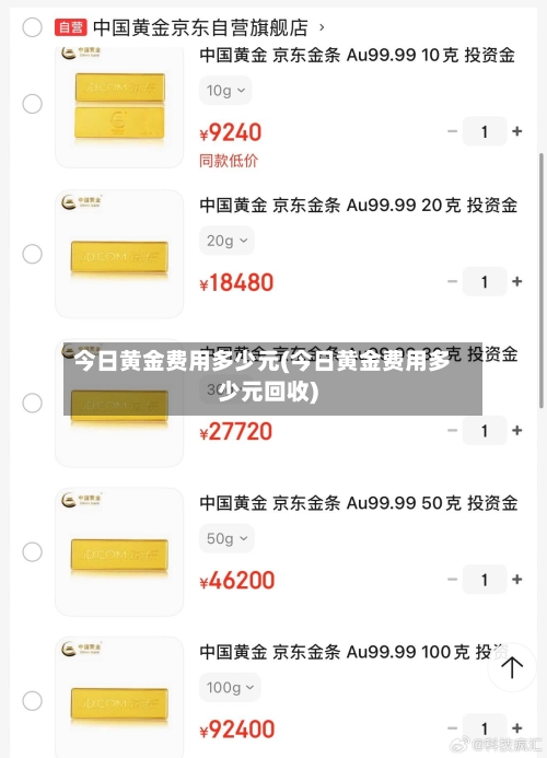 今日黄金费用多少元(今日黄金费用多少元回收)-第2张图片