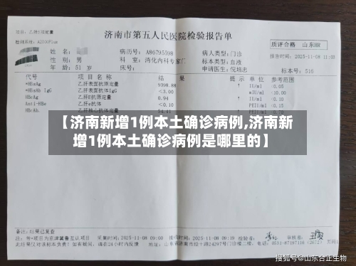 【济南新增1例本土确诊病例,济南新增1例本土确诊病例是哪里的】-第3张图片