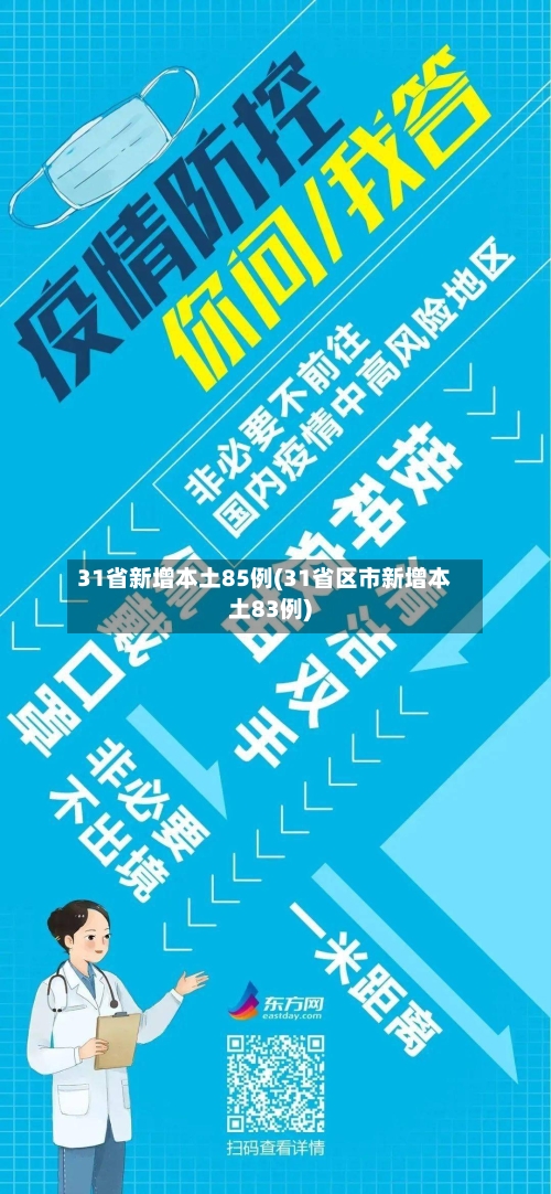 31省新增本土85例(31省区市新增本土83例)