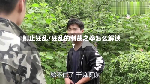 制止狂乱/狂乱的制裁之拳怎么解锁?