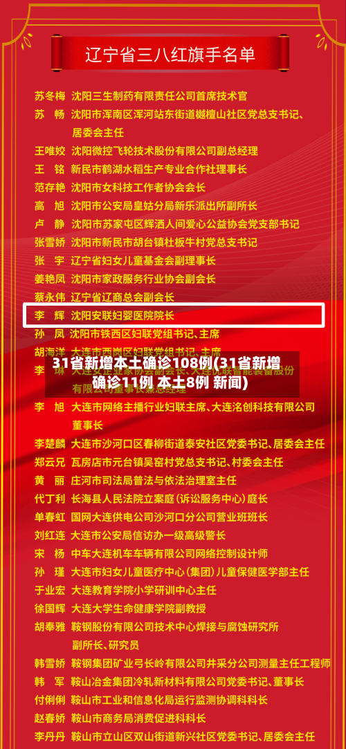 31省新增本土确诊108例(31省新增确诊11例 本土8例 新闻)-第3张图片
