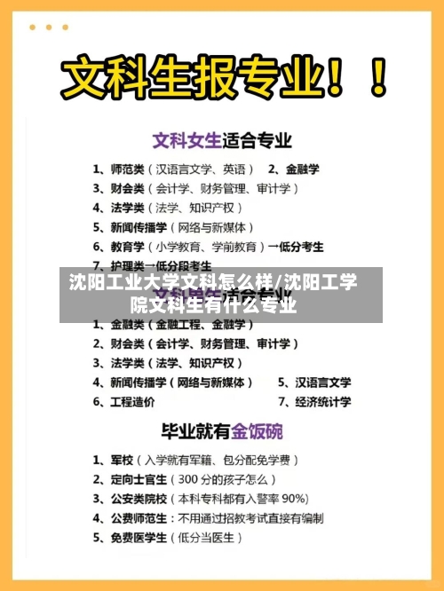 沈阳工业大学文科怎么样/沈阳工学院文科生有什么专业