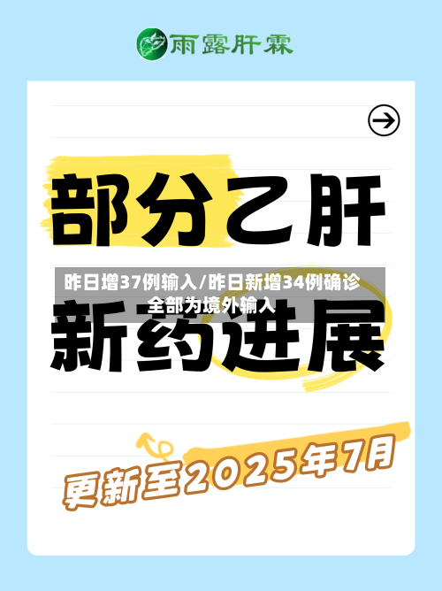 昨日增37例输入/昨日新增34例确诊全部为境外输入-第3张图片