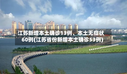 江苏新增本土确诊13例、本土无症状60例(江苏省份新增本土确诊53例)-第3张图片