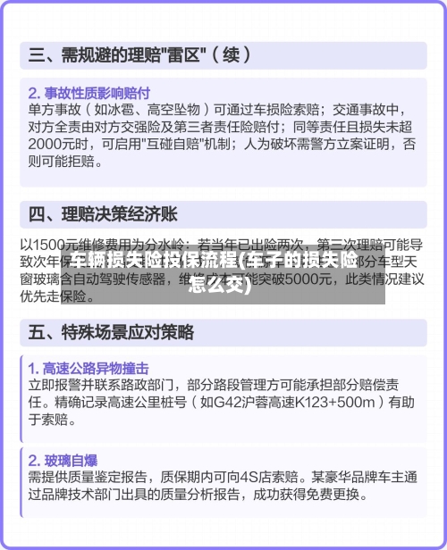 车辆损失险投保流程(车子的损失险怎么交)-第2张图片