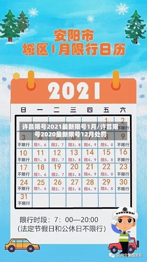 许昌限号2021最新限号1月/许昌限号2020最新限号12月处罚-第2张图片