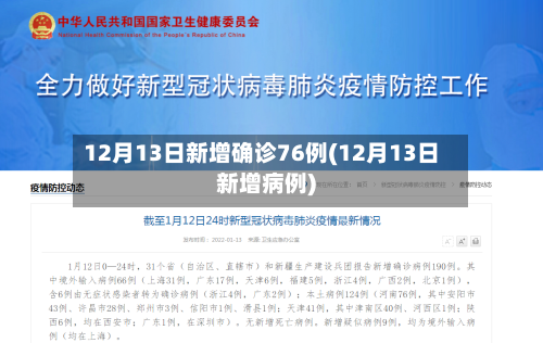 12月13日新增确诊76例(12月13日新增病例)-第2张图片