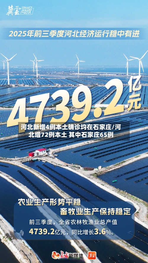 河北新增4例本土确诊均在石家庄/河北增72例本土 其中石家庄65例