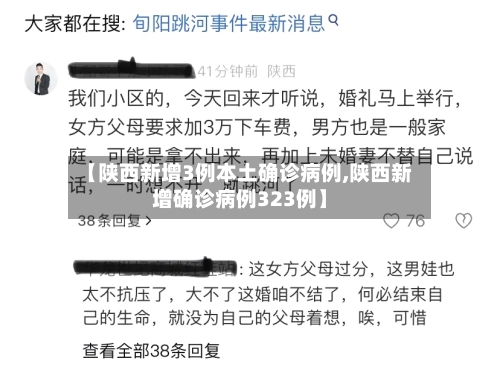 【陕西新增3例本土确诊病例,陕西新增确诊病例323例】