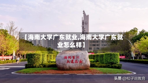 【海南大学广东就业,海南大学广东就业怎么样】