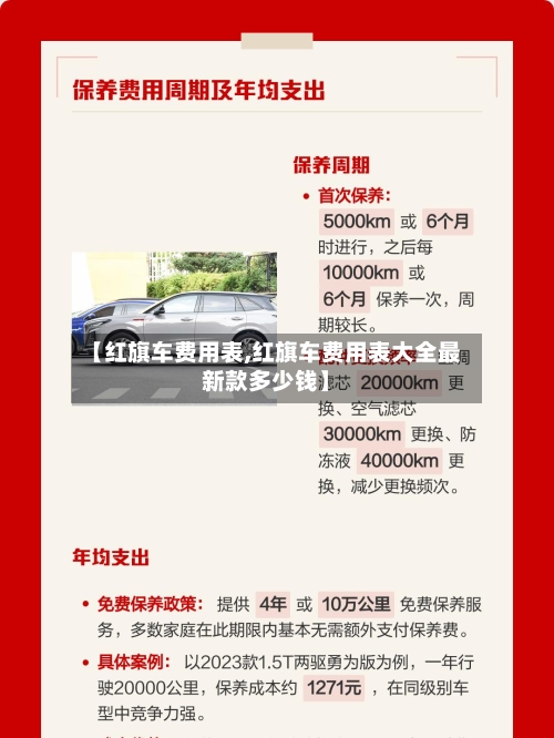 【红旗车费用表,红旗车费用表大全最新款多少钱】
