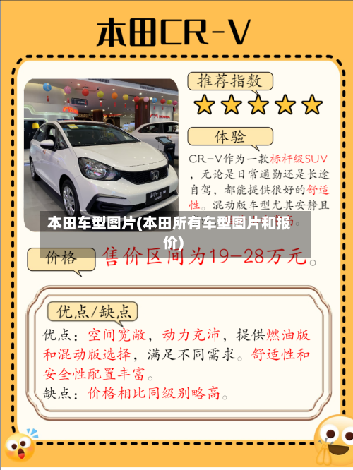 本田车型图片(本田所有车型图片和报价)