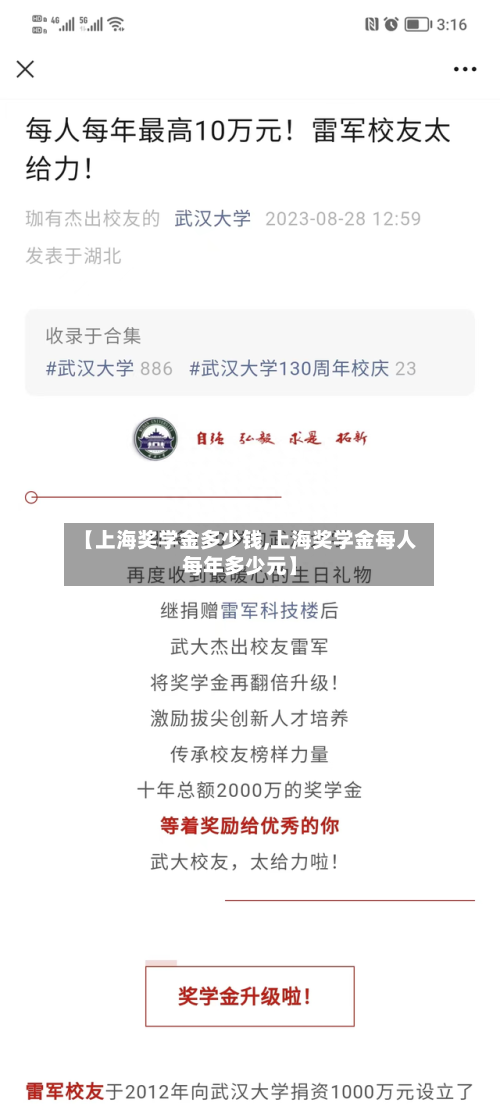 【上海奖学金多少钱,上海奖学金每人每年多少元】-第2张图片