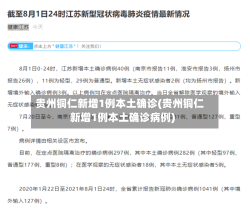 贵州铜仁新增1例本土确诊(贵州铜仁新增1例本土确诊病例)-第2张图片